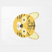 Tijger schilderkunst fleece deken (Voorkant (Horizontaal))