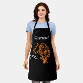 tijger schort (Gedragen)