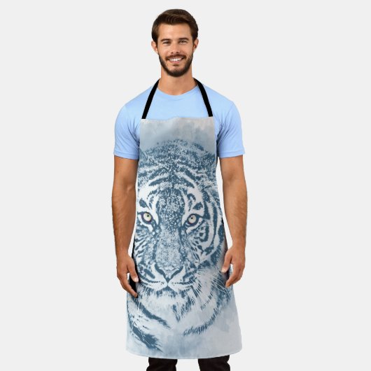 tijger schort (Gedragen)