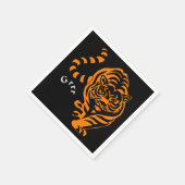tijger servet (Hoek)