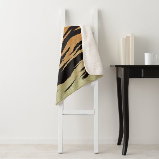 tijger sherpa deken (In situ)