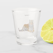 tijger shot glas (Achterkant)