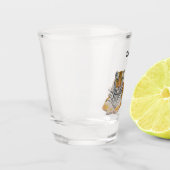 tijger shot glas (Links)