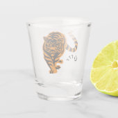 Tijger Shot Glas (Achterkant)