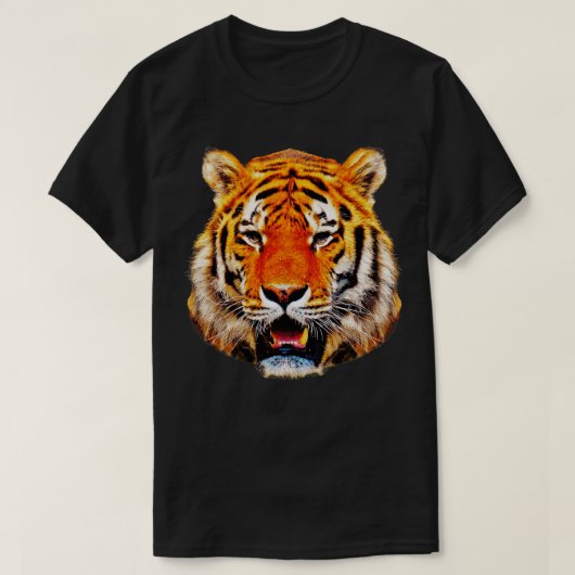 Tijger Sinaasappel T-shirt (Design voorkant)