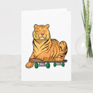 Tijger Skater Skateboard Kaart
