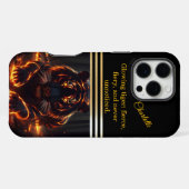 Tijger slenterend in de schaduwen iPhone hoesje (Achterkant horizontaal)