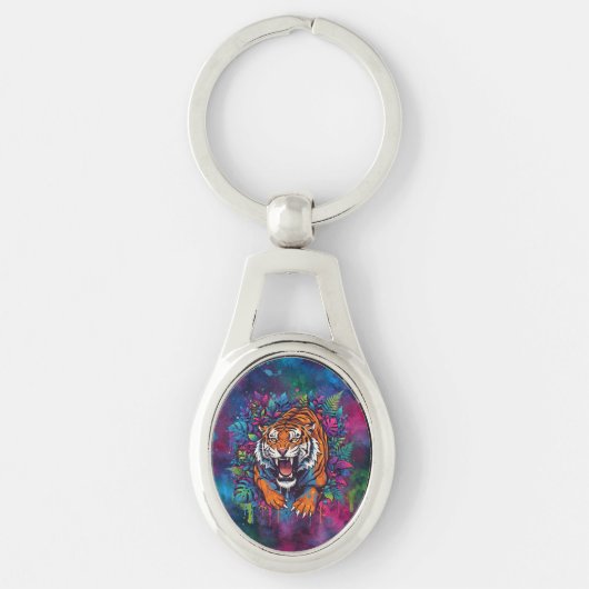 Tijger Sleutelhanger (Voorkant)