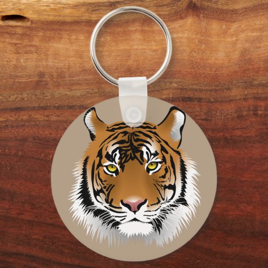 tijger sleutelhanger (Voorkant)