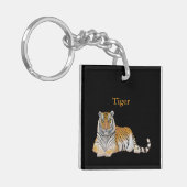 Tijger Sleutelhanger (Voorkant Links)