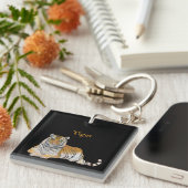 Tijger Sleutelhanger (Voorkant Rechts)