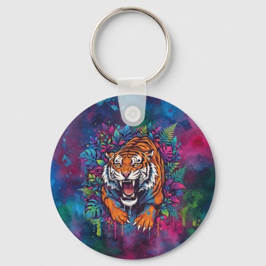 Tijger Sleutelhanger (Voorkant)
