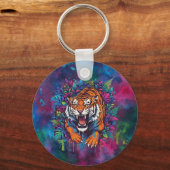 Tijger Sleutelhanger (Achterkant)