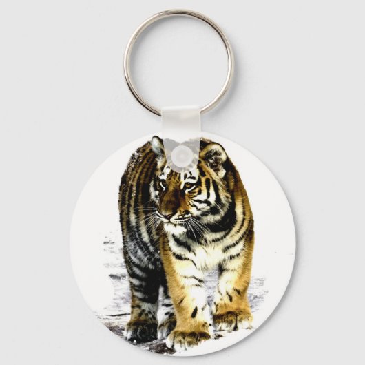 tijger sleutelhanger (Voorkant)