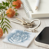 tijger sleutelhanger (Voorkant Rechts)