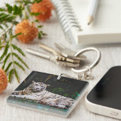 tijger sleutelhanger (Voorkant Rechts)