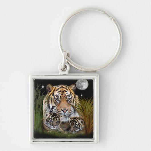 tijger sleutelhanger (Voorkant)
