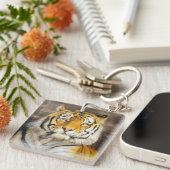 tijger  sleutelhanger (Voorkant Rechts)