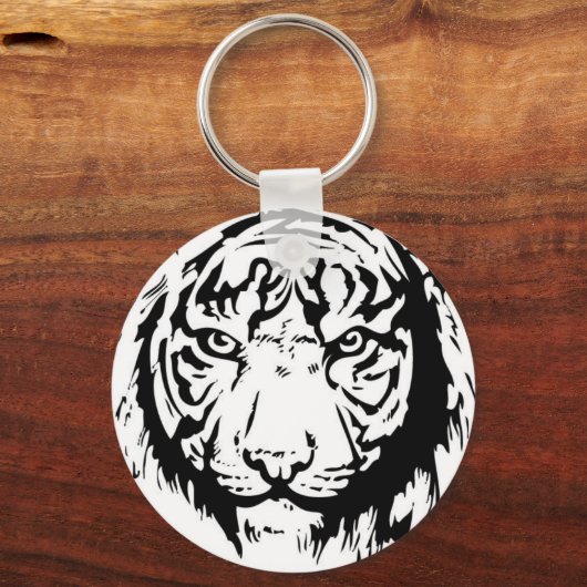 tijger sleutelhanger (Voorkant)