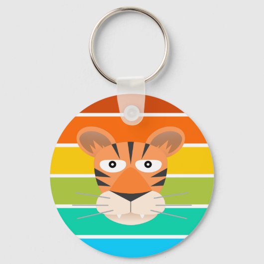 tijger sleutelhanger (Voorkant)