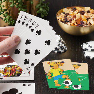 Tijger speelbal pokerkaarten