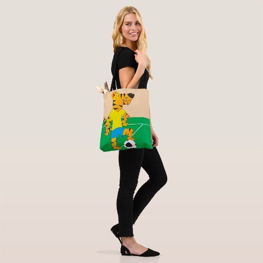 Tijger speelbal tote bag