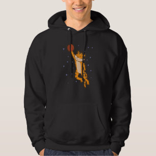 Tijger speelt Basketbal grote Kat Dier Hoodie