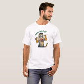 Tijger speelt golf T-shirt (Voorkant volledig)