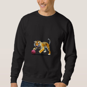Tijger spelen met Ball of Yarn Schattige Trui