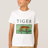 Tijger Staand T-shirt (Voorkant)