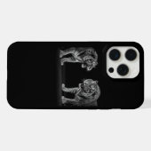 Tijger Stand off iphone 15 pro max hoesje (Achterkant horizontaal)
