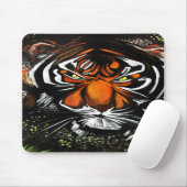Tijger Starende Blik Muismat (Met muis)