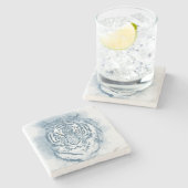 tijger stenen onderzetter (Zijkant)