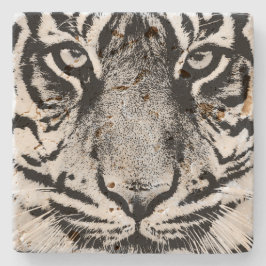 tijger stenen onderzetter