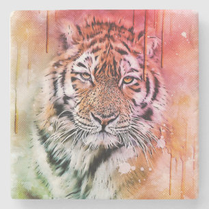 tijger stenen onderzetter