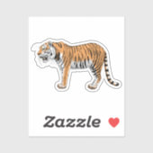 tijger sticker (Vel)