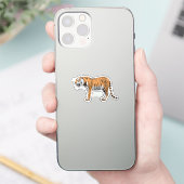 tijger sticker (Telefoon)