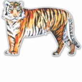 tijger sticker (Voorkant)