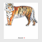 tijger sticker (Vel)