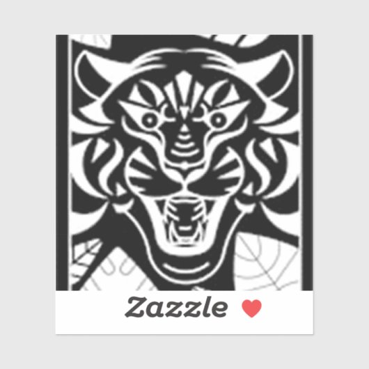 tijger sticker (Vel)