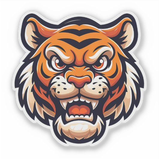 tijger sticker (Voorkant)