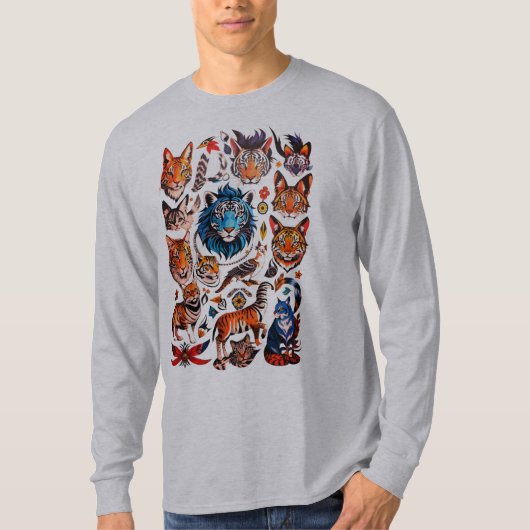 Tijger sticker 2023 t-shirt (Voorkant)