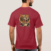 Tijger stijgt t-shirt (Achterkant)