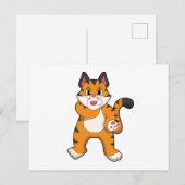 Tijger stil briefkaart (Voorkant / Achterkant)