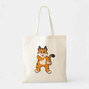 Tijger stil tote bag
