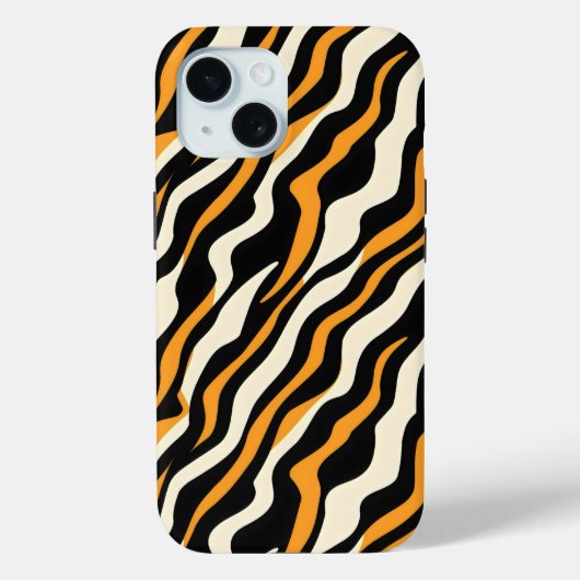 Tijger Stipes Patroon Case-Mate iPhone Case (Achterkant)