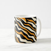 Tijger Stipes Patroon Koffiemok (Voorkant rechts)
