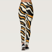 Tijger Stipes Patroon Leggings (Achterkant)