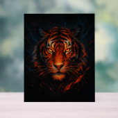 Tijger Storm – Felle energie ontketend Acryl Bord (Neutraal)