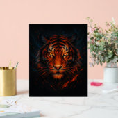 Tijger Storm – Felle energie ontketend Acryl Bord (Huwelijk)